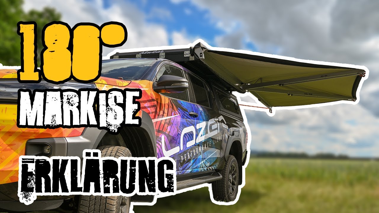 Kofferraum öffnen trotz Markise! - 180° Markise Alu-Cab im Detail erklärt