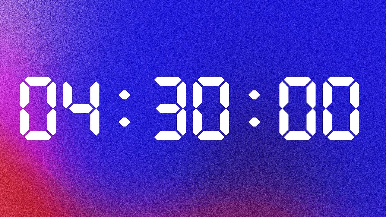 🎵 4 Hour 30 Minute LoFi Abstract Timer To Match Your Vibe | Lo-Fi Abstract Edition | NX 🎵🎵