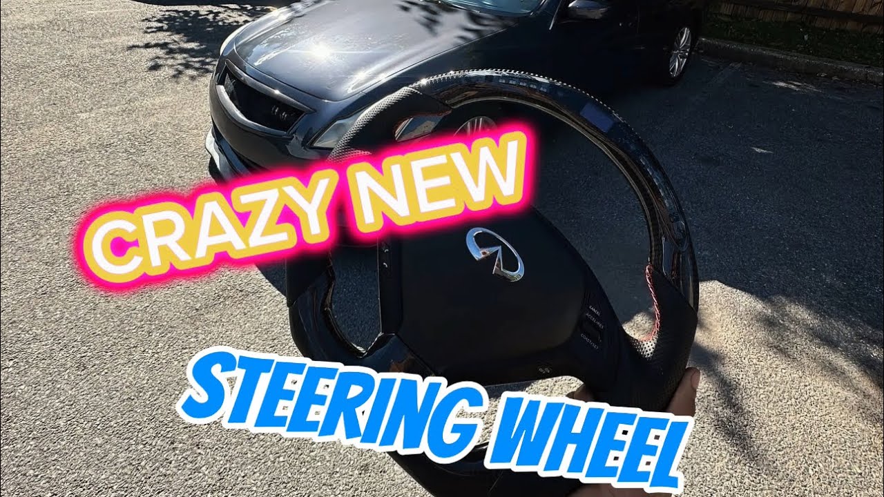 NEW STEERING WHEEL - INFINITI G37X BEST INTERIOR MOD