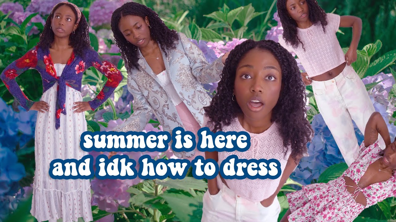 a collective thrift haul / spring-summer outfits video