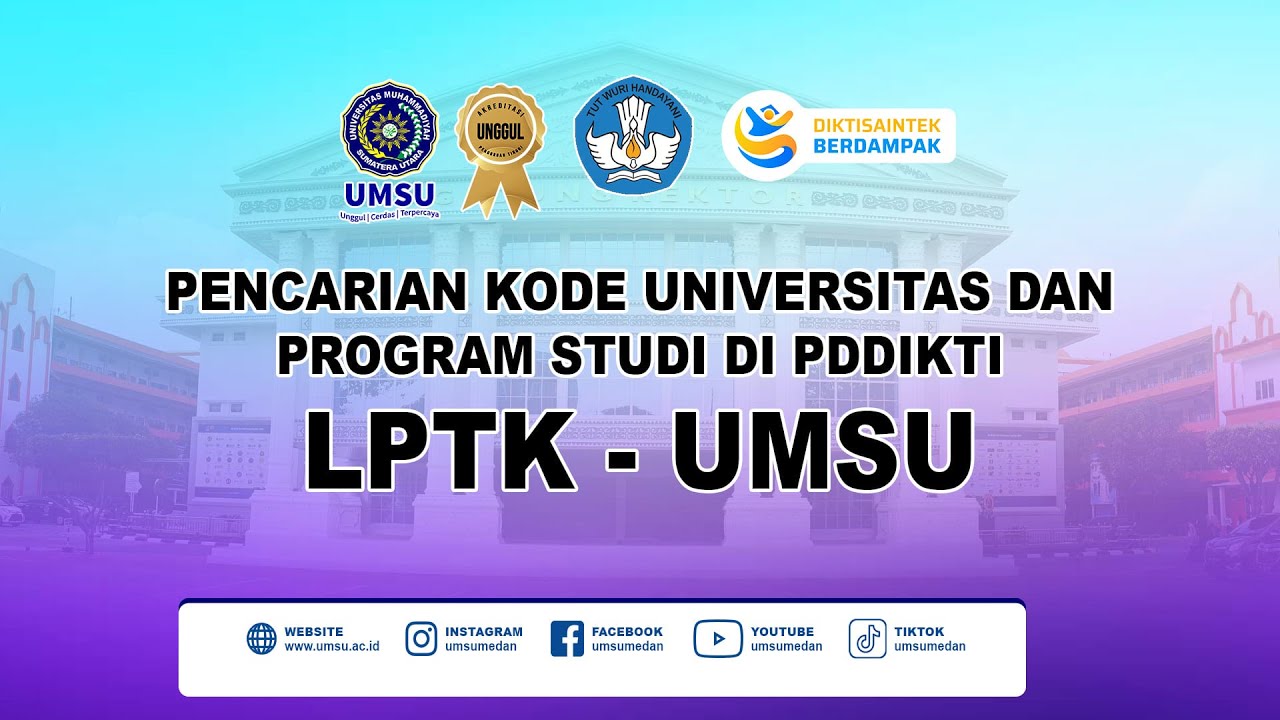 Penjelasan Seputar Pengisian Kode Universitas dan Kode Program Studi