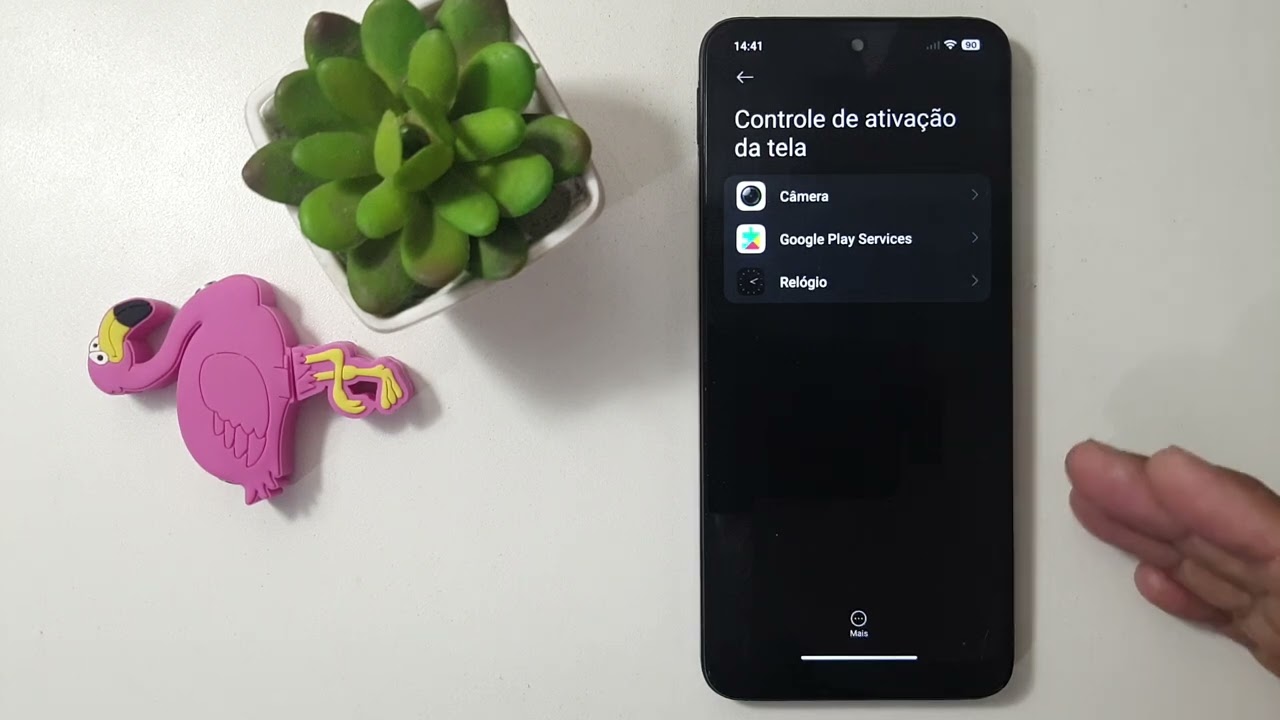 Quais APPS podem controlar a ativação da tela no Xiaomi REDMI NOTE 13
