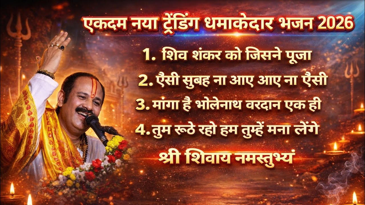 🌺🌄सुबह-सुबह सुनो ये शिव भजन 🙏 मनोकामना पूरी होगी | Top 4 Shiv Bhajan 2026 | Har Har Mahadev🌄🌺