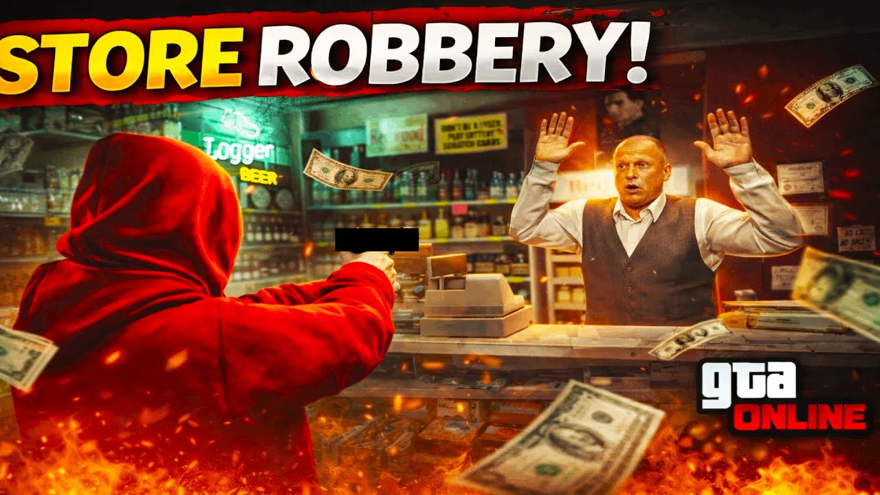 Chaos in Los Santos: Overval & Vliegtuig stelen!? 😱| GTA Online