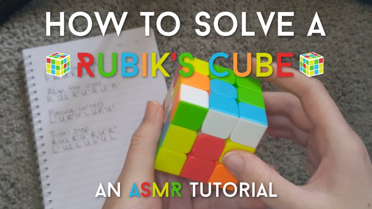 ASMR | 💠 The Most Relaxing Rubik's Cube Tutorial 💠