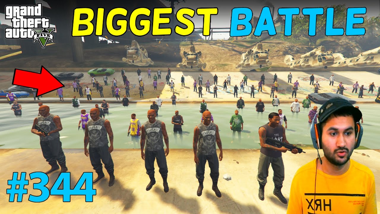 BIGGEST BATTLE | TREVOR VS LOST BALLAS GREEN GANG PART 1 GTA 5 |  GTA5 GAMEPLAY #344