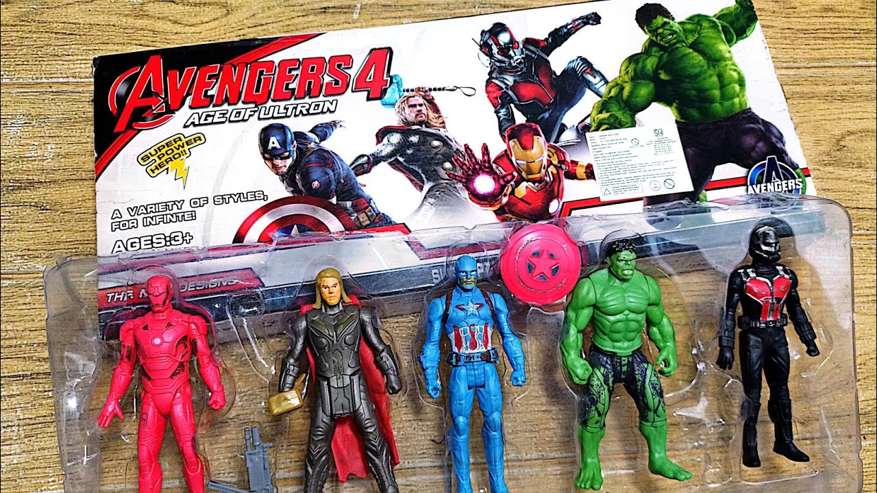 AVENGERS TOYS/Action Figures/Unboxing/Cheap Price/Ironman,Hulk,Thor, Spiderman/Toys.