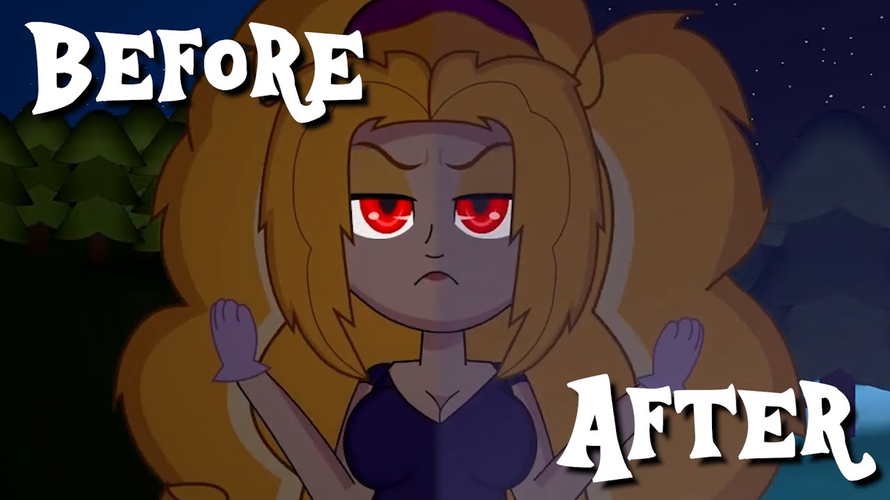 EARLY & FINAL SCENE COMPARISON - The Dazzlings: Season 3 (E03)