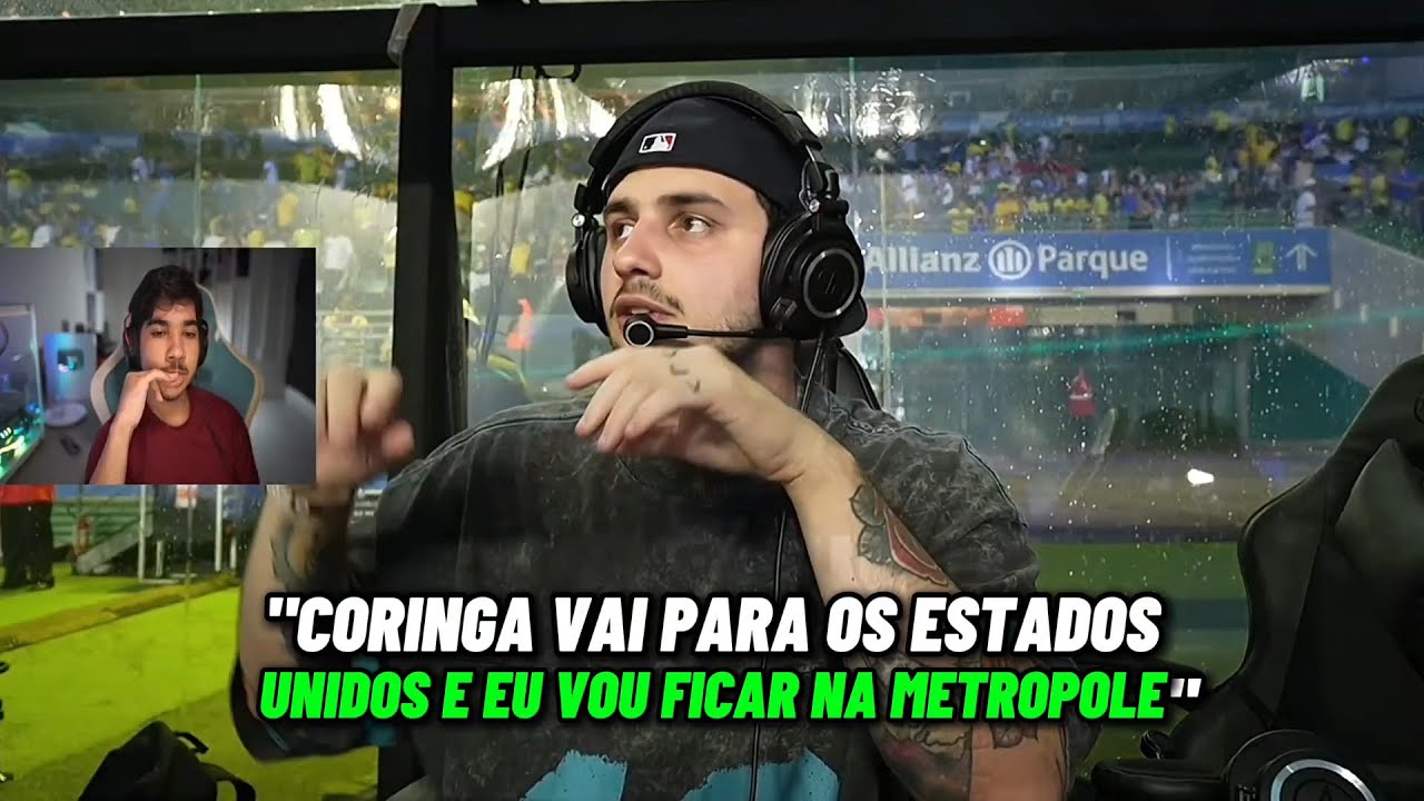 REAÇÃO DO OVOTZ DESCOBRINDO QUE CORINGA VAI PARA OS ESTADOS UNIDOS E ELE VAI FICAR NA METROPOLE KKKK