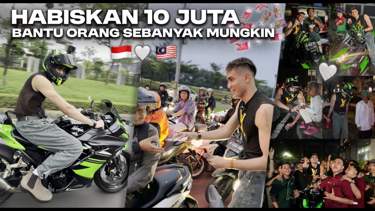 pertama kali Riding di indonesia lalu habiskan 10 juta berbagi seharian