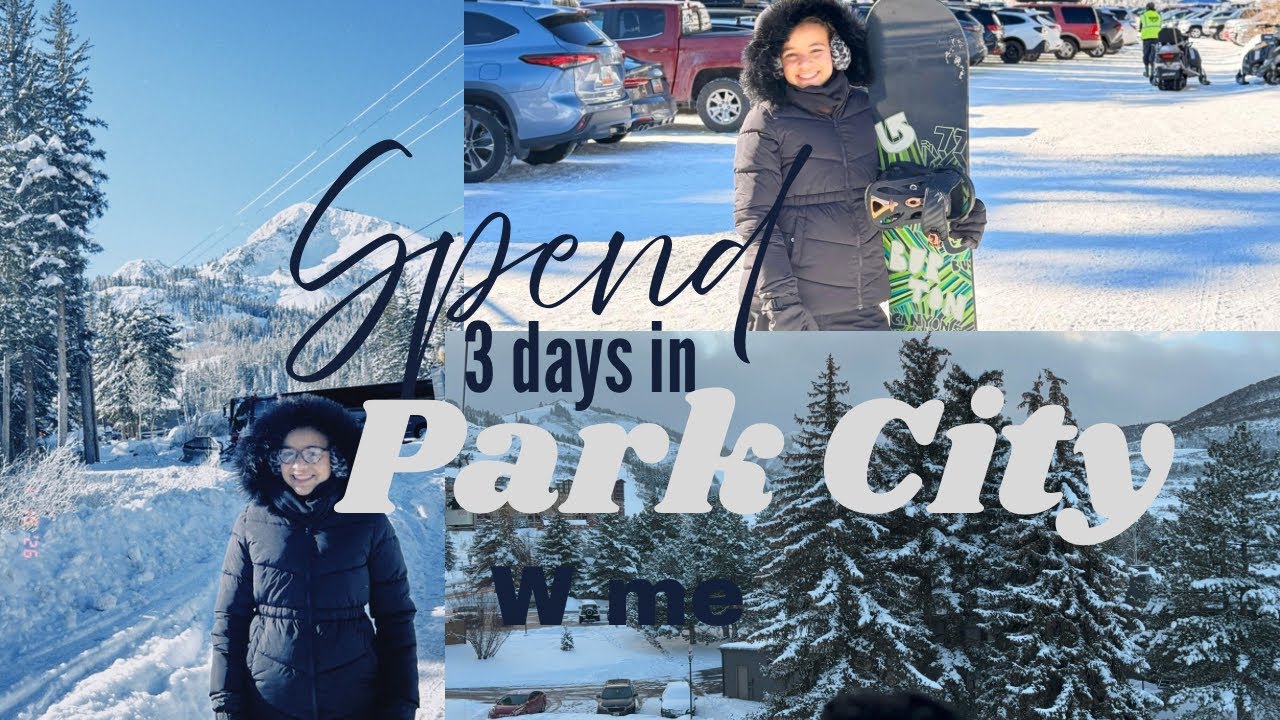 Spend 3 days in park city with me!❄️☃️🏂🤍