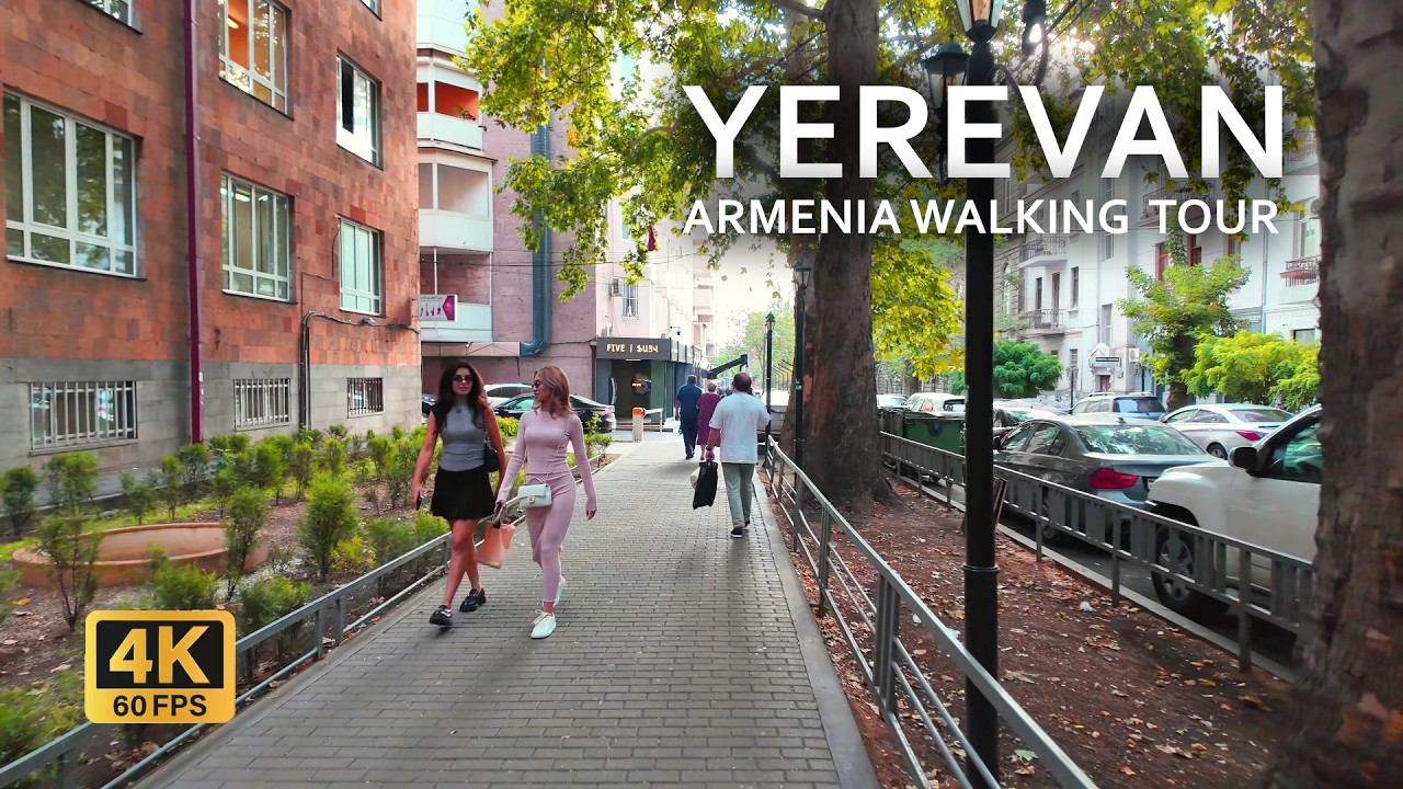 Nostalgic for Yerevan? Watch Yerevan, Armenia walking tour 4K 60 FPS in the city center