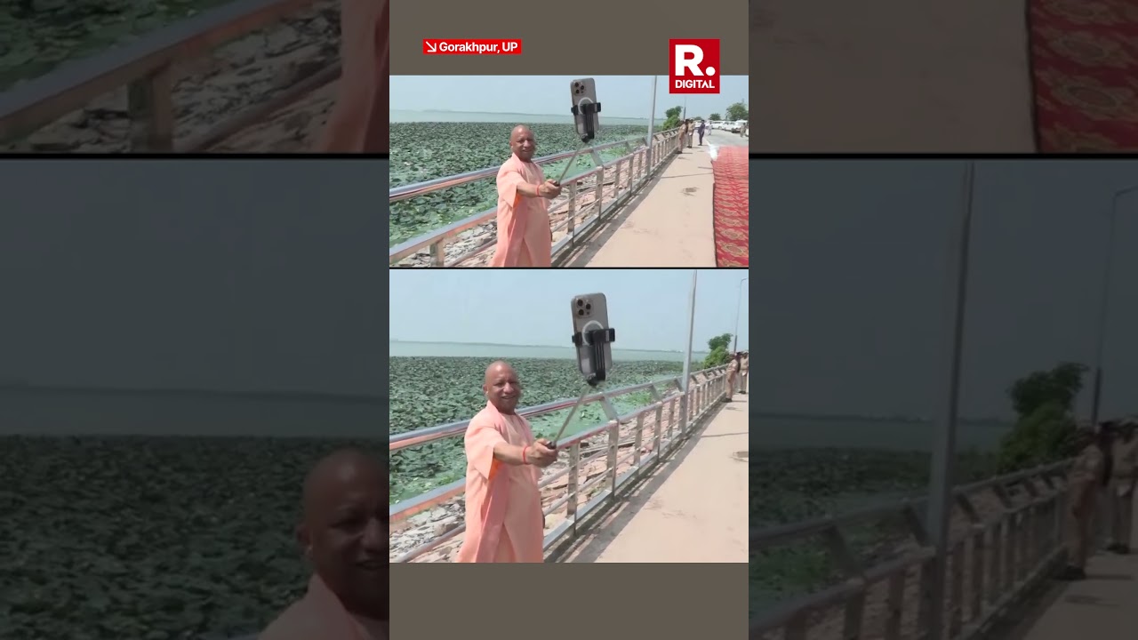 CM Yogi's Selfie Moment in Gorakhpur Goes Viral
