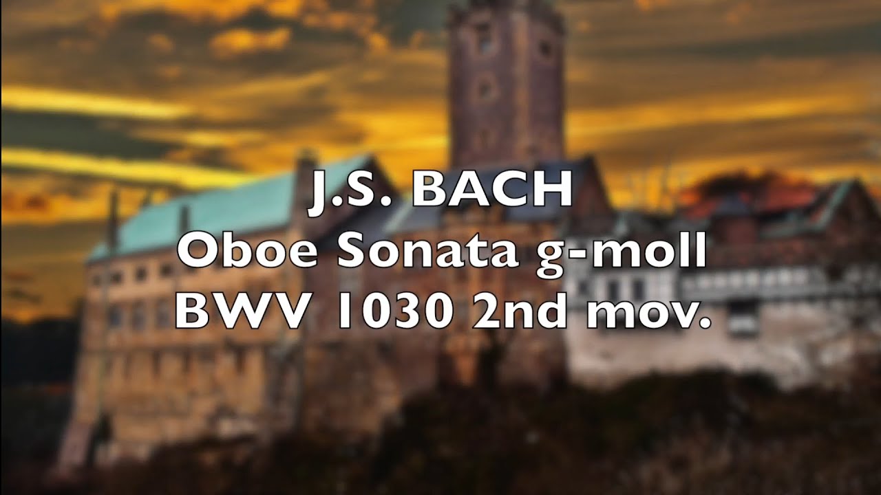 J.S. BACH Oboe Sonata g-moll BWV 1030  2nd mov.