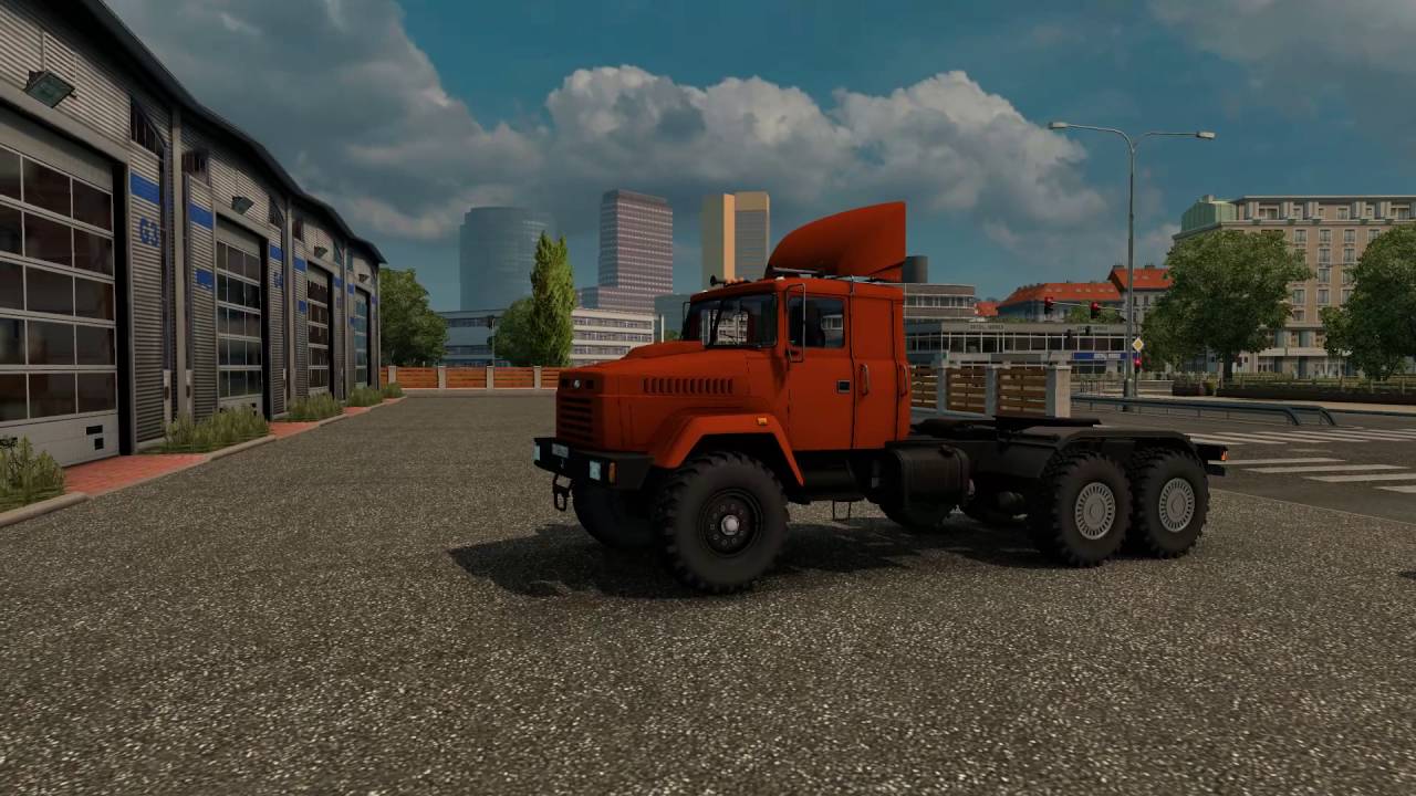 ETS2 обзор тягача Краз 6446(1.24.4.3)