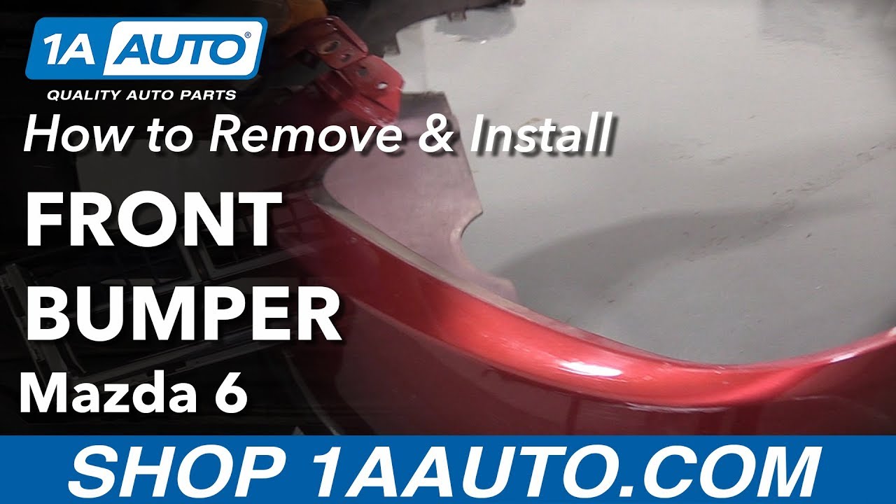 How to Remove Front Bumper 02-07 Mazda 6