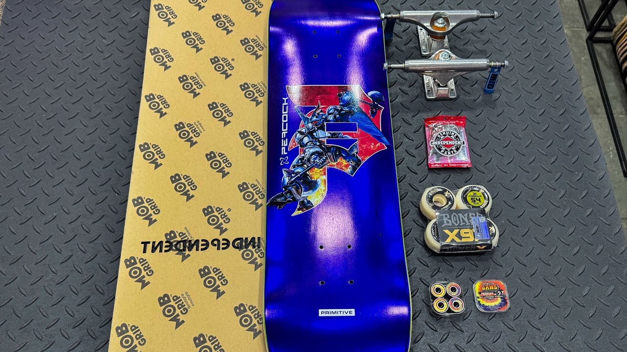 Montando Skate Profissional (Primitive, Mob Grip, Independent, Bronson, Bones Wheels) - Setup 0002