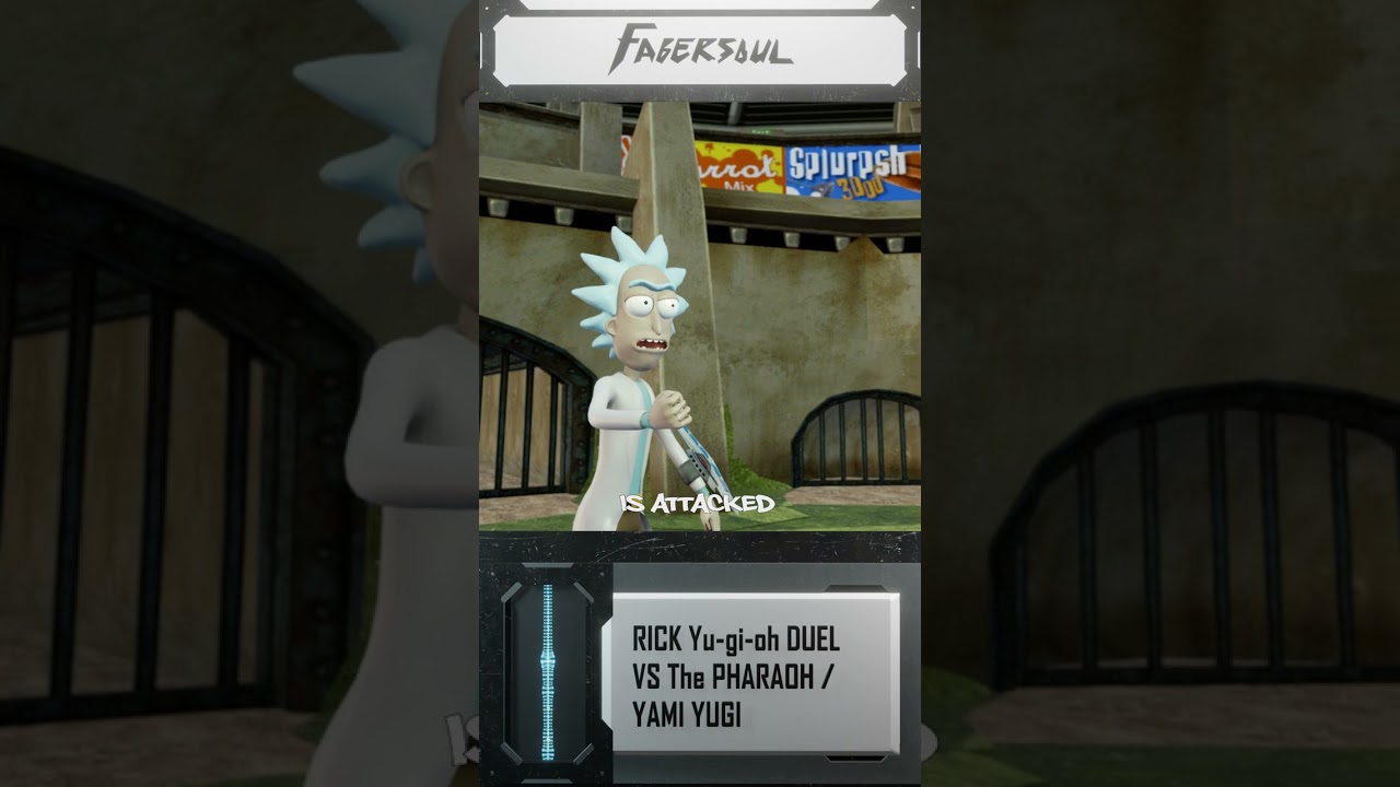 RICK Sanchez DUELS Yami YUGI (PART 3) In Rick & Morty YU-GI-OH  #yugioh #rickandmorty #shorts