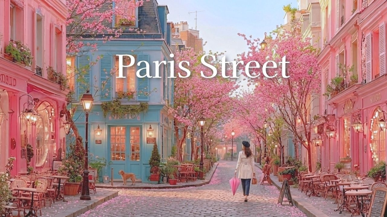Paris Streert 🇫🇷 French Instrumental Music — healing playlist | piano,Guitar & Accordion