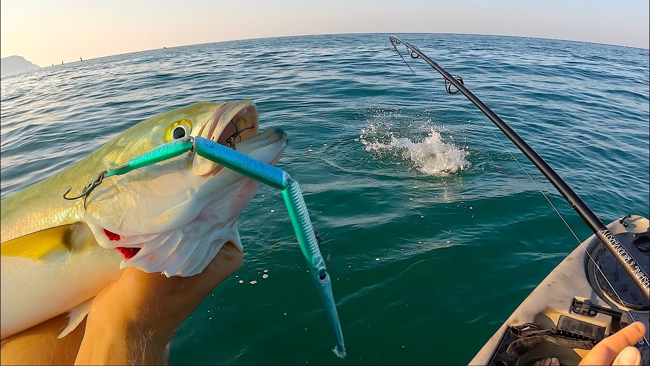 Ho Catturato il BIG! Kayak Fishing Estivo al Pesce Serra con Esche Artificiali: Traina e Spinning