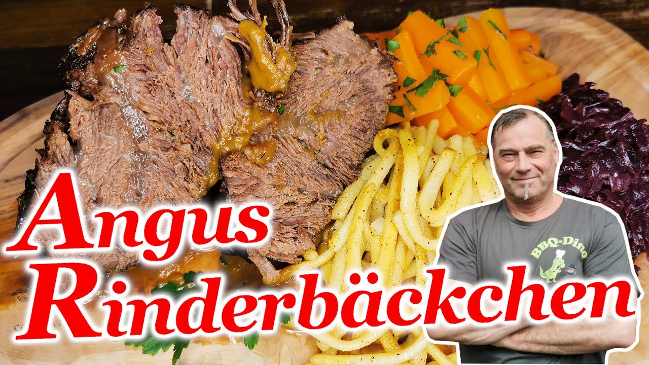 Angus Rinderbäckchen in Rotweinsauce
