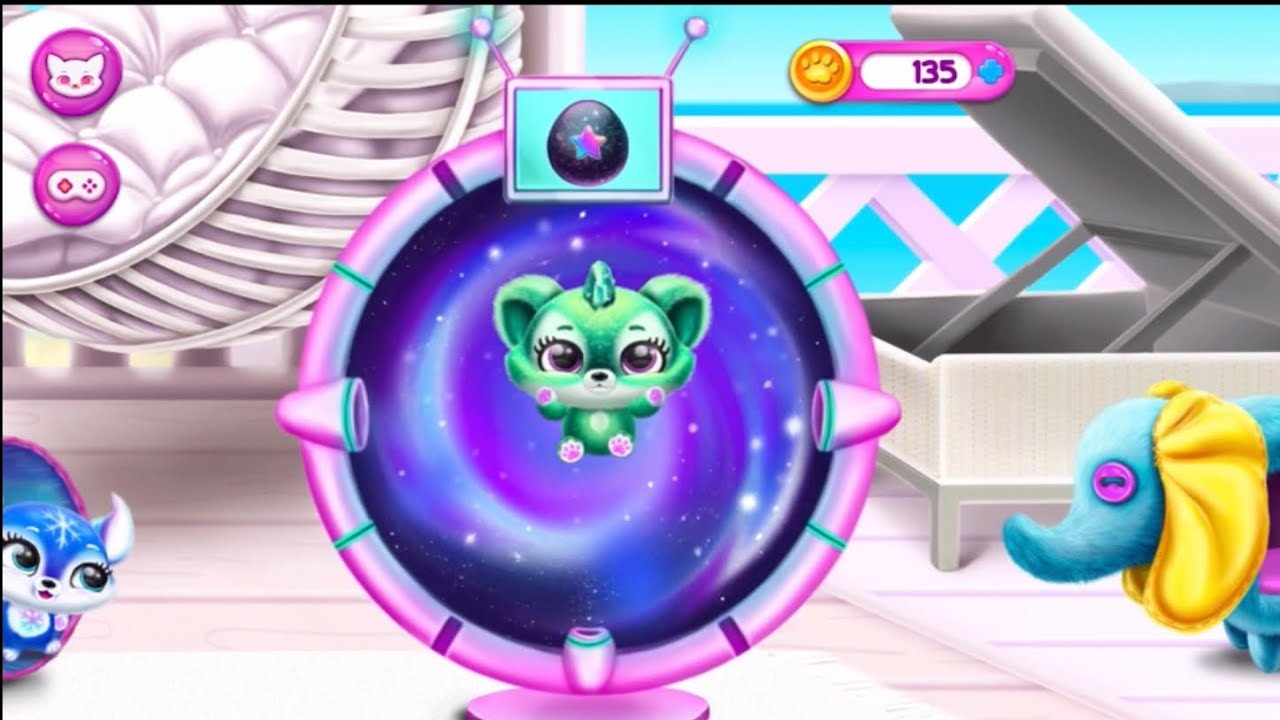 Fluvsies Gameplay #6 fluffy pet care|where to find last black space egg ?|A Fluff to Luv mobile app