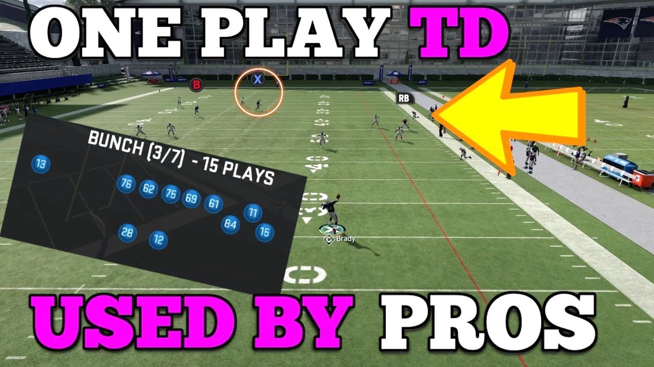 DOMINATE WITH ONE PLAY TD THAT PRO PLAYERS USE! MADDEN 20 MONEY PLAYS