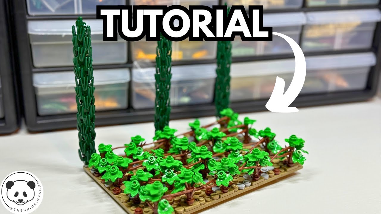 Tutorial: Lego Italian Vineyard + Bonus Cypress Trees!
