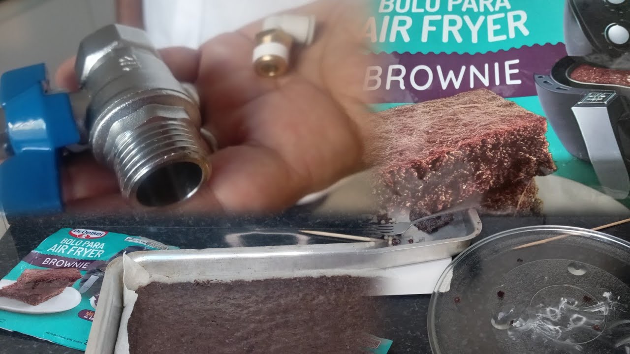 MOSTRANDO O NOVO NEGÓCIO; TESTEI BROWNIE DE AIR FRYER NO FORNO. DEU CERTO?! 🤯 