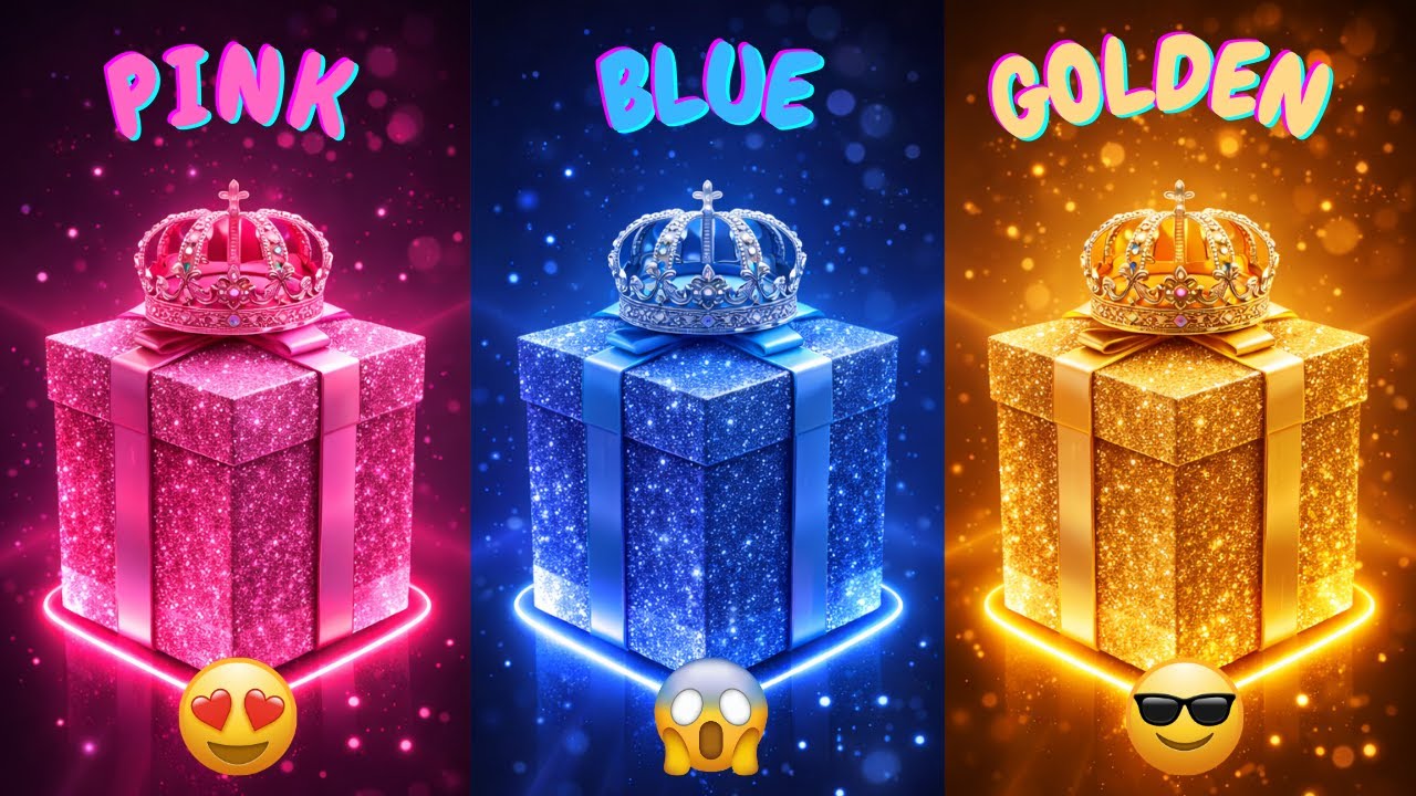 Choose Your Gift Box 🎁 | Pink, Blue or Golden? (One Is Bad! 😱)