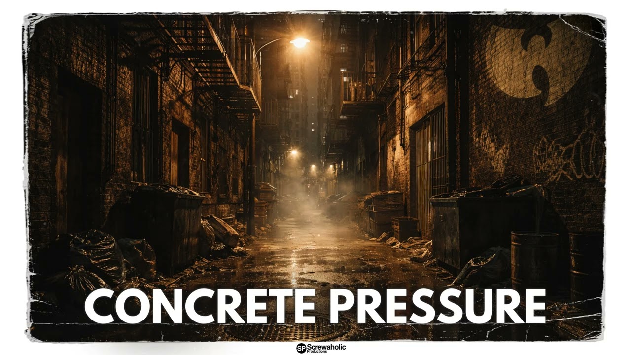 Concrete Pressure - Dark Wu-Tang Type Beat | Raw 90s Boom Bap Instrumental
