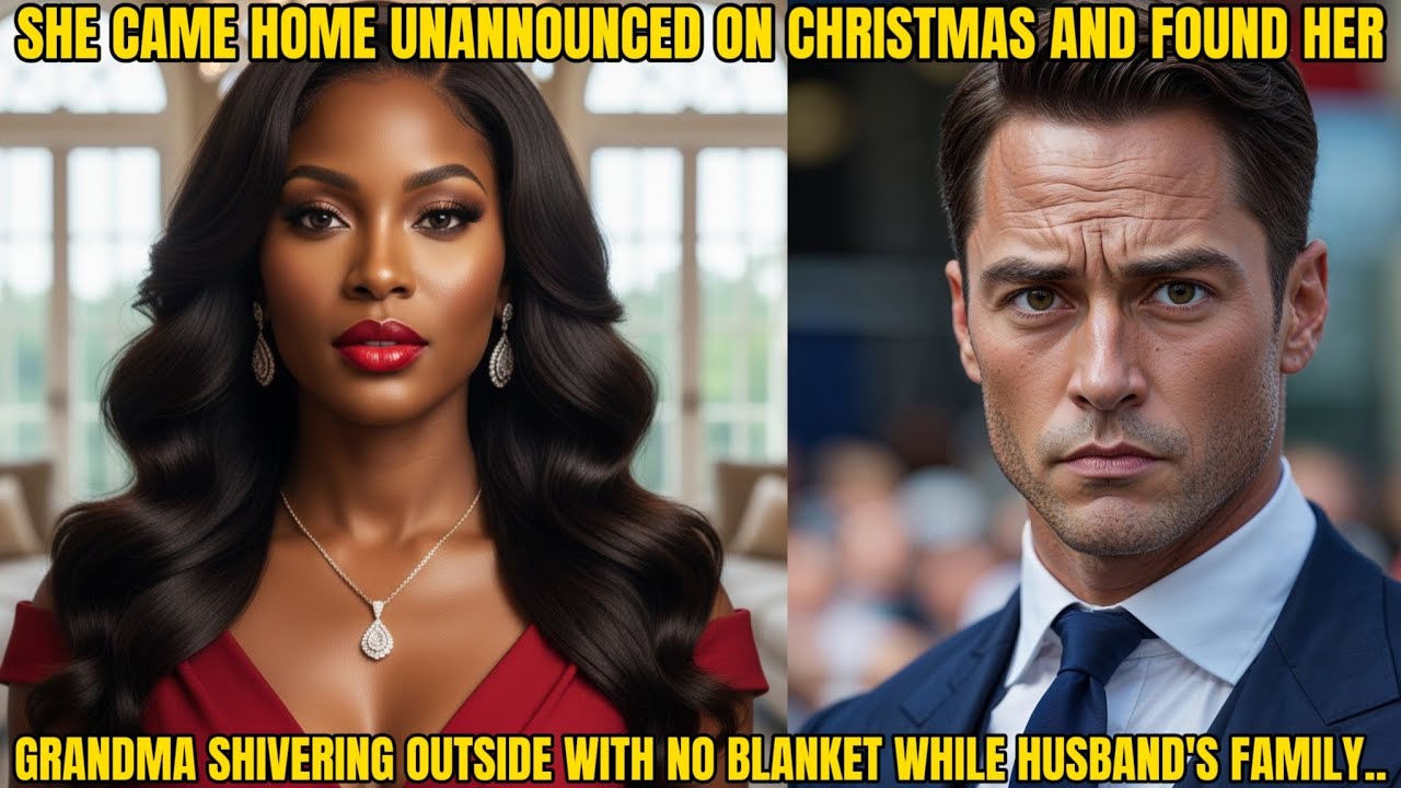 SHE CAME HOME UNANNOUNCED ON CHRISTMAS AND FOUND GRANDMOTHER SHIVERING NO BLANKET WHILE MILLIONAIRE