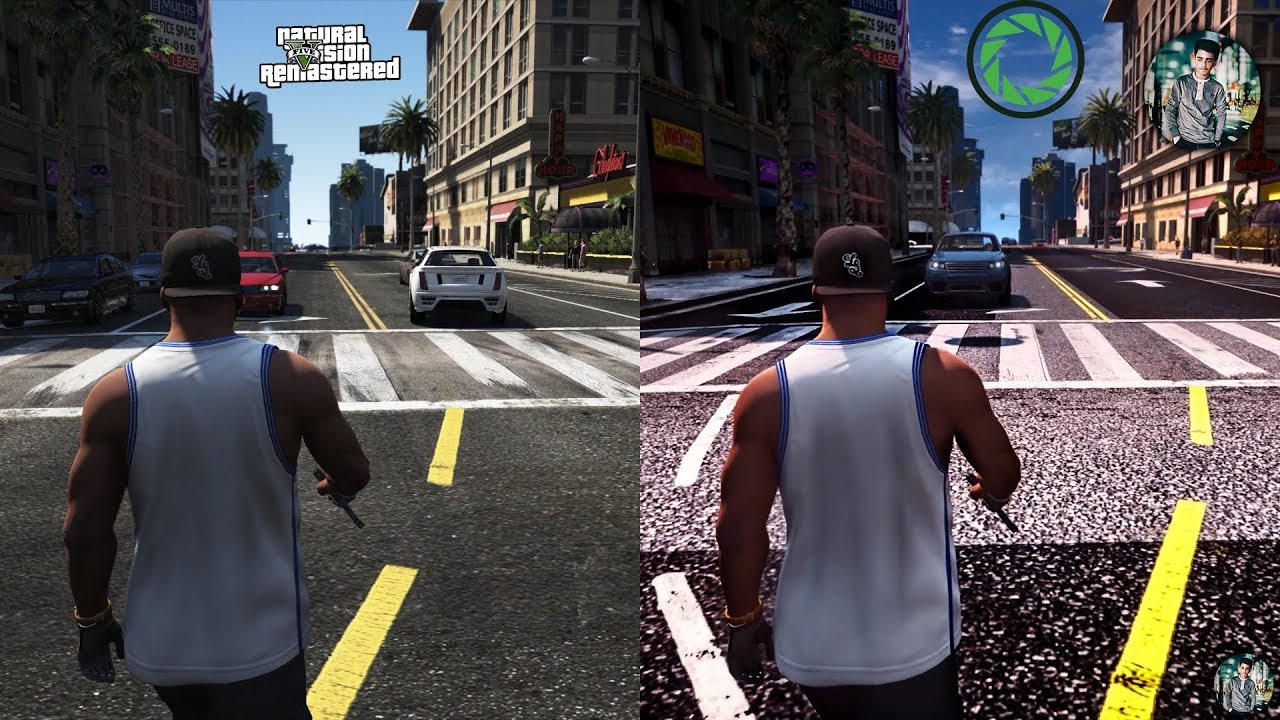 GTA 5 New REDUX VS New NaturalVision Remastered Complete Comparison - Read Description -
