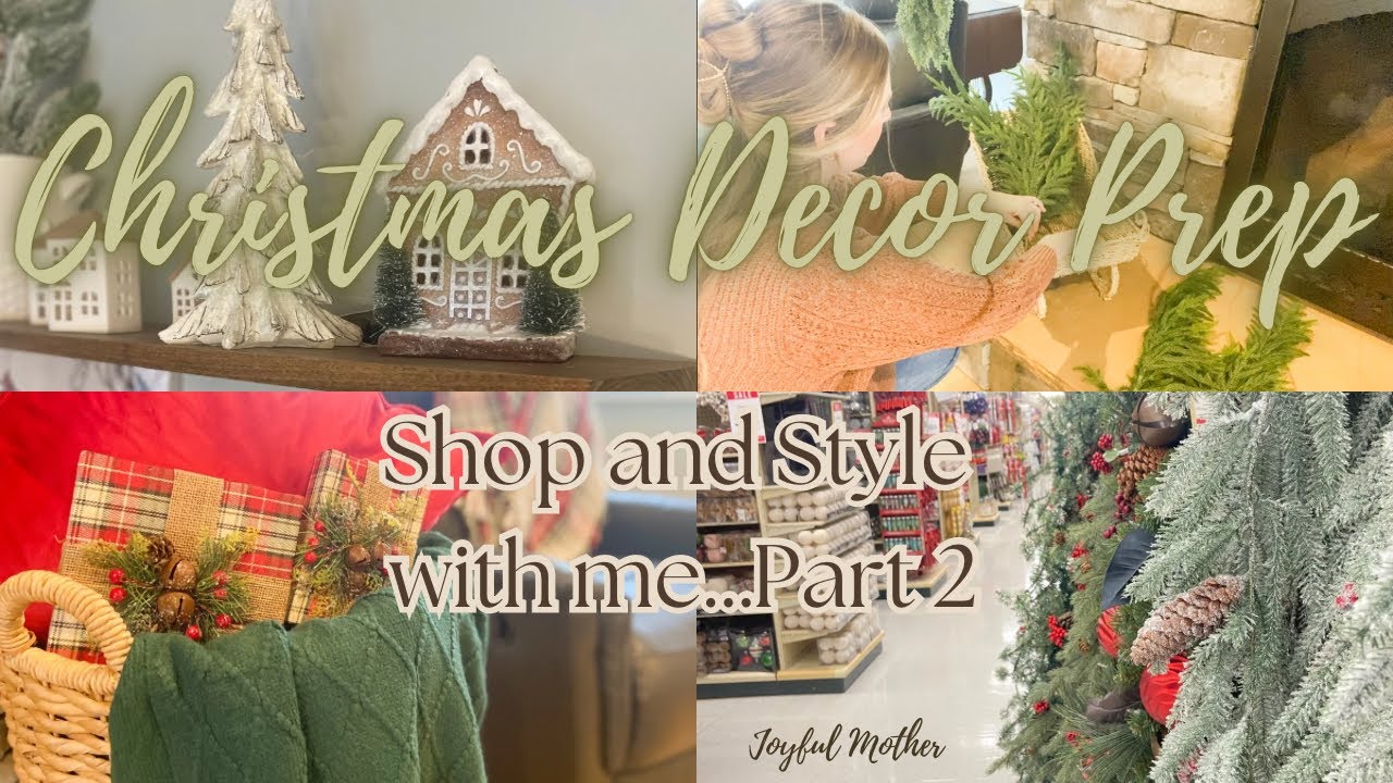 CHRISTMAS Hobby Lobby Decor Prep🎄 Part 2️⃣ | Shop and Style ✨(Kirkland’s, At Home, and Home Sense) ✨