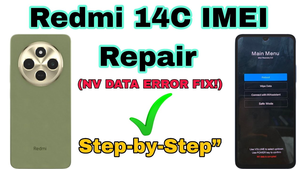 🔥Ремонт IMEI Redmi 14C 2025 | Нет связи | Исправление нулевого IMEI | Постоянное решение