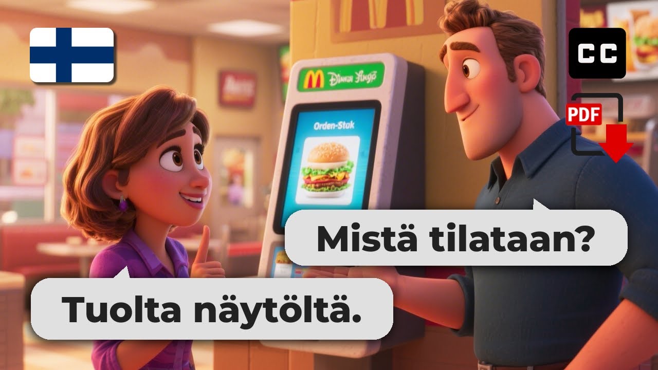 10 реальных финских диалогов для изучения финского A2 🇫🇮