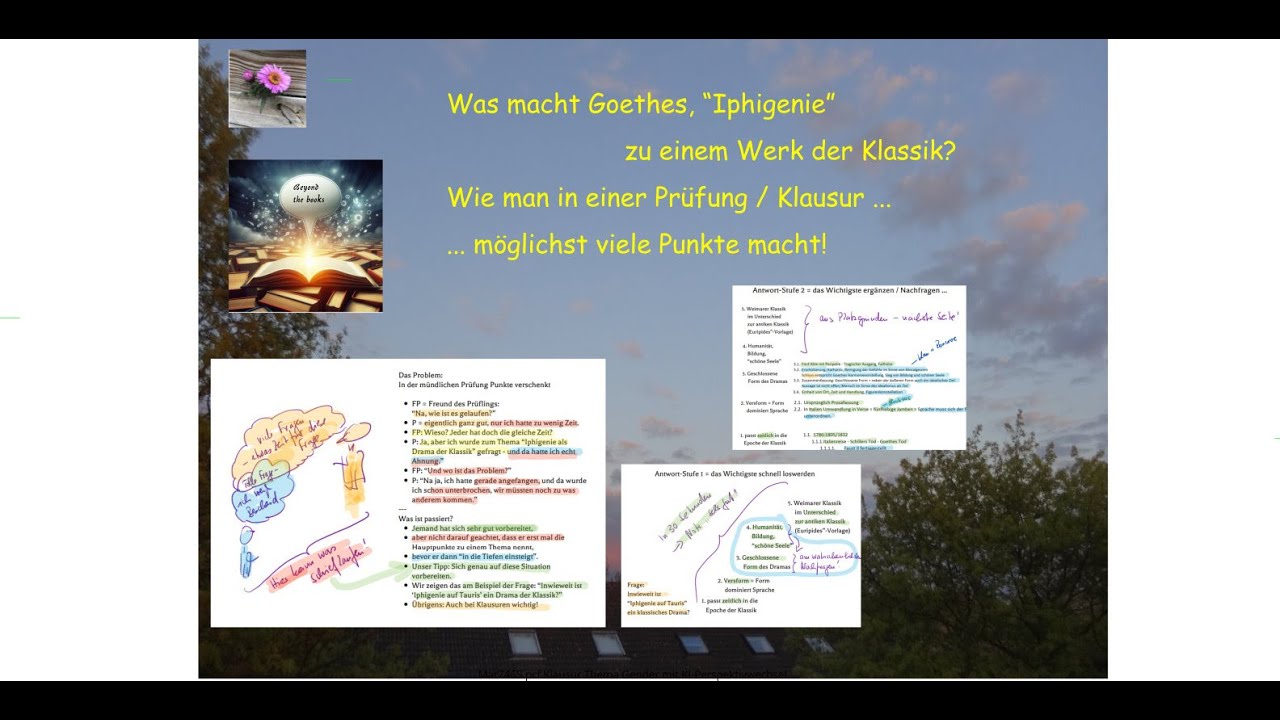 Was macht „Iphigenie auf Tauris“ zu einem Werk der Klassik (Tipp: Wie man keine Punkte verschenkt!)