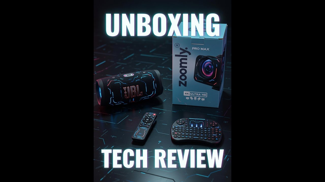 Unbox Zoomly® Pro MAX Beamer 2026 - Mini Beamer