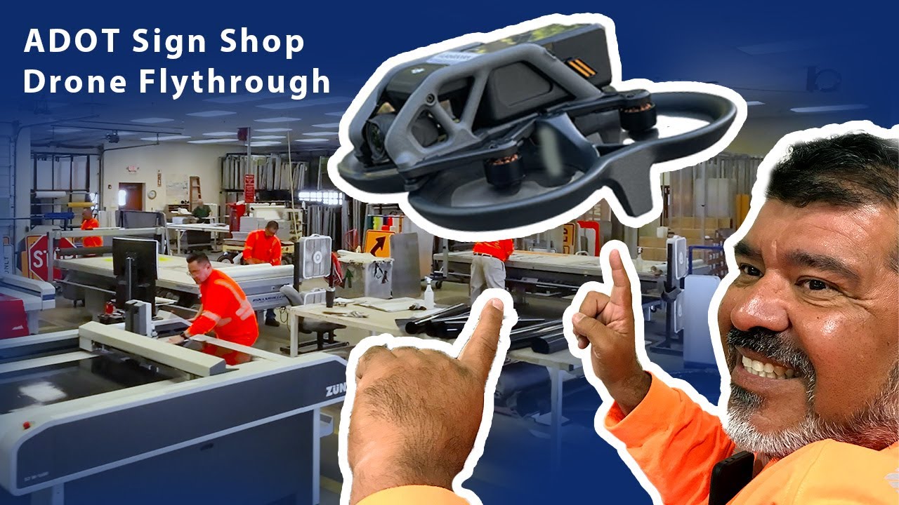 ADOT How it's made : Adot Sign Shop drone flythrough!!!