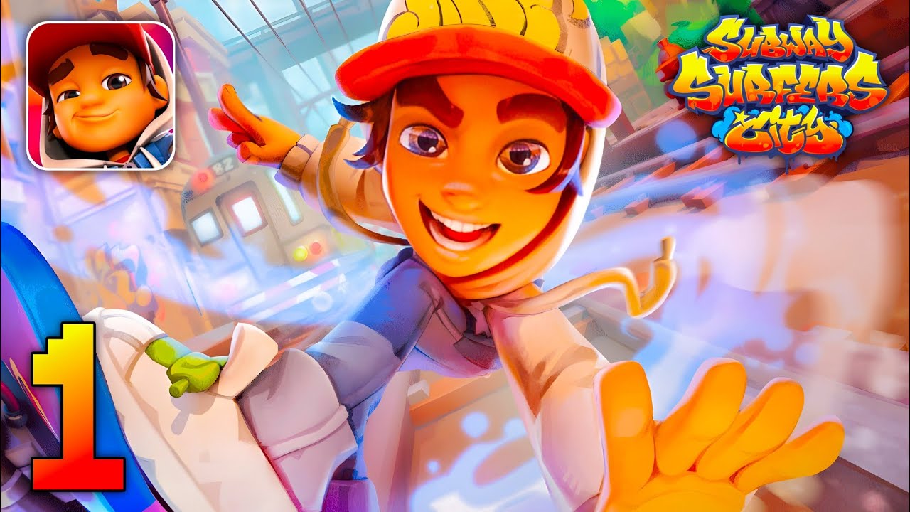 Subway Surfers City - Gameplay Walkthrough Part 1 - New Subway Surfers Game Tutorial (iOS, Android)