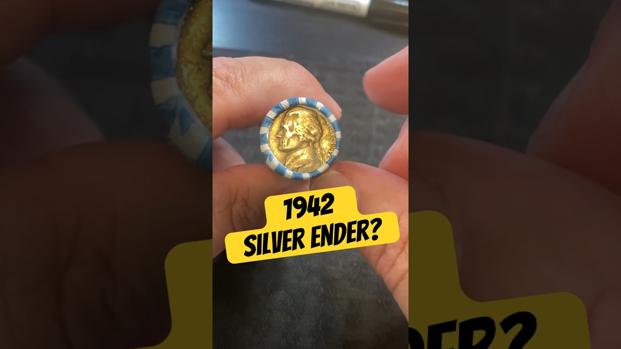 1942 Silver War Time Nickel Ender? #youtubeshorts #nickel #war #silver #ender
