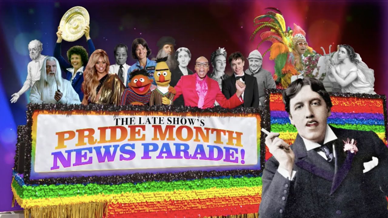 Late Show's Pride Month News Parade: NASCAR, Bratz, Rednecks 4 Rainbows, Chersace