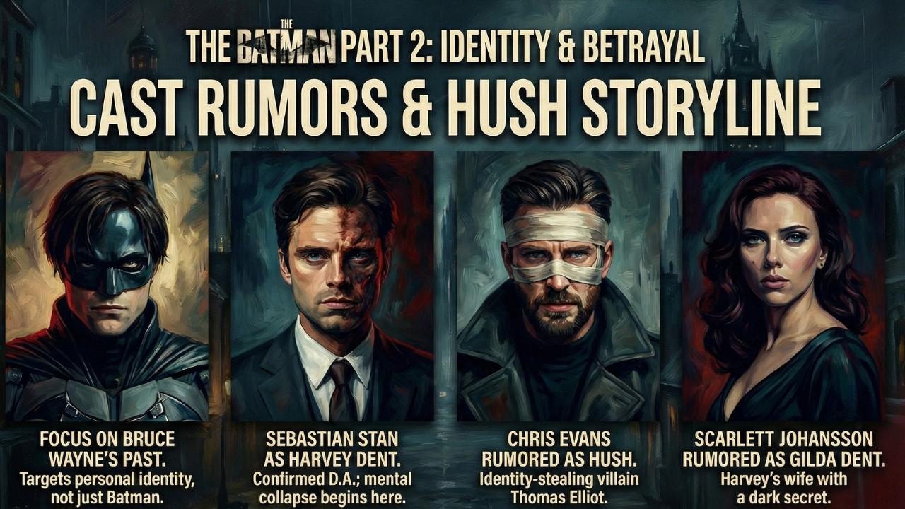 Marvel Icons in Gotham? Sebastian Stan Confirmed & Chris Evans Rumored for The Batman Part 2