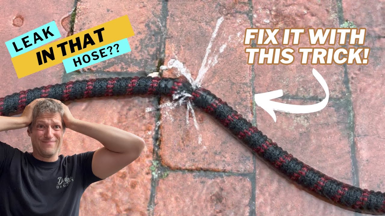 EXPANDABLE garden hose REPAIR … LESS THAN $5 !! #repairgardenhose