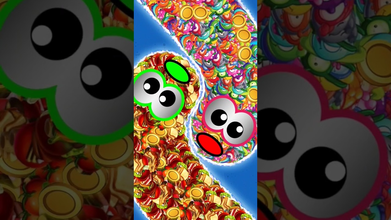 worms zone magic gameplay 🐍#shorts #short #viral #trending #wormszone #wormszoneio #worms #gameplay