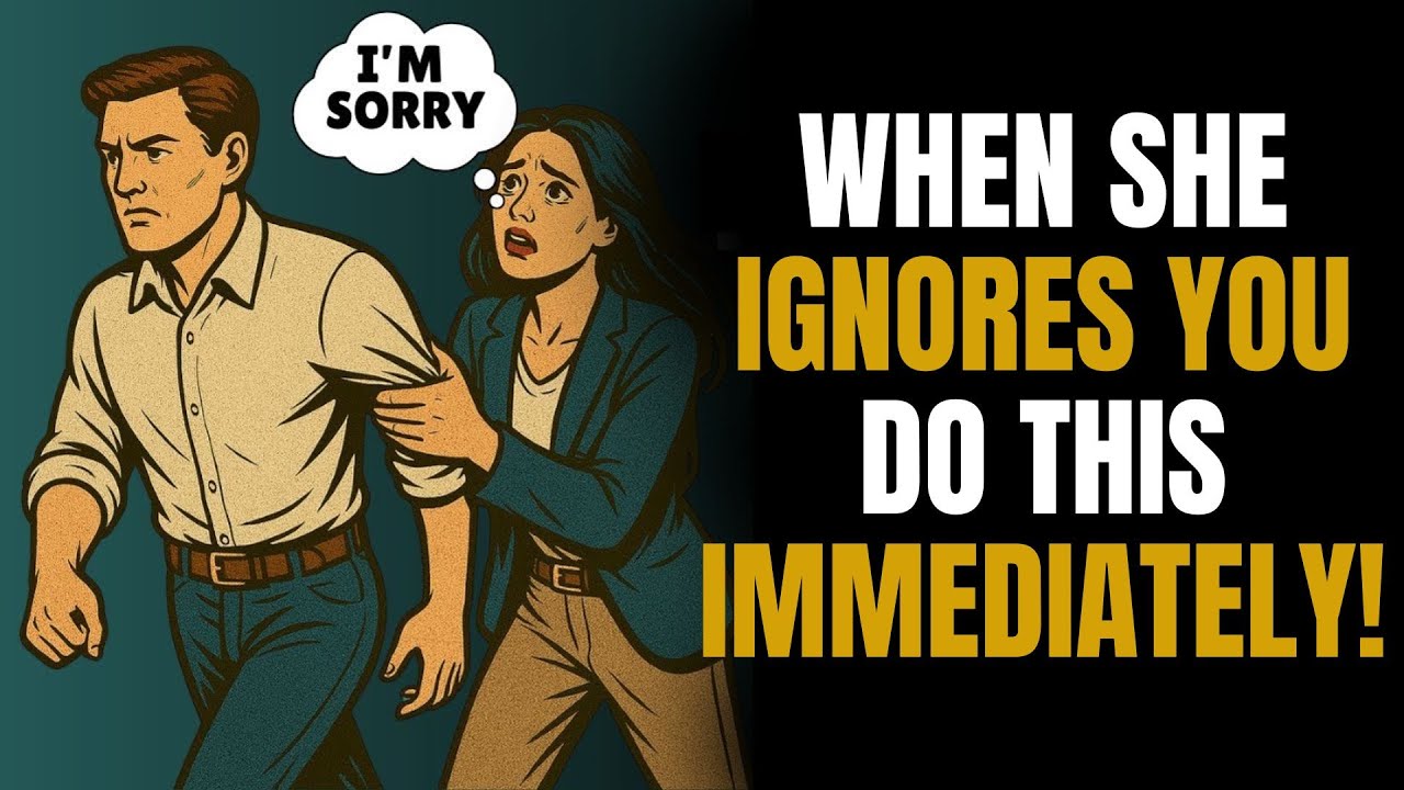 When A Woman Pretends Not to Care, This Is What You Must Do! | Stoicism