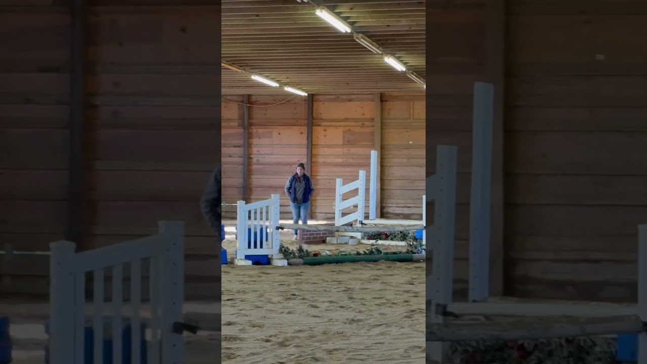 Jewel and I did our first oxer together! 