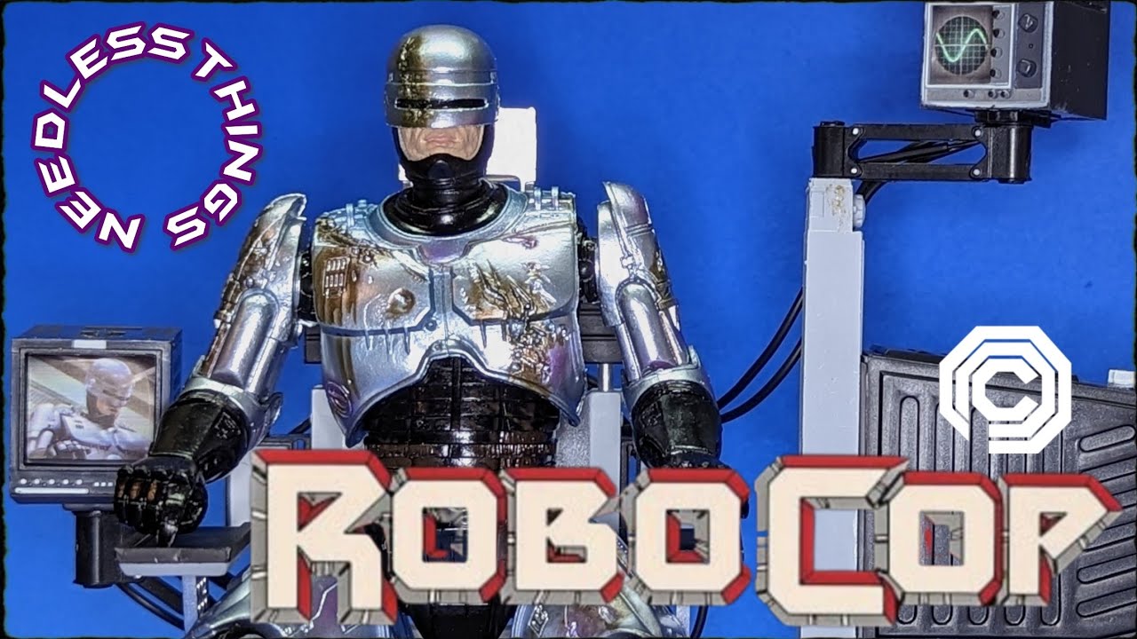 NECA Ultimate Battle Damaged RoboCop & Chair Needless Unboxing