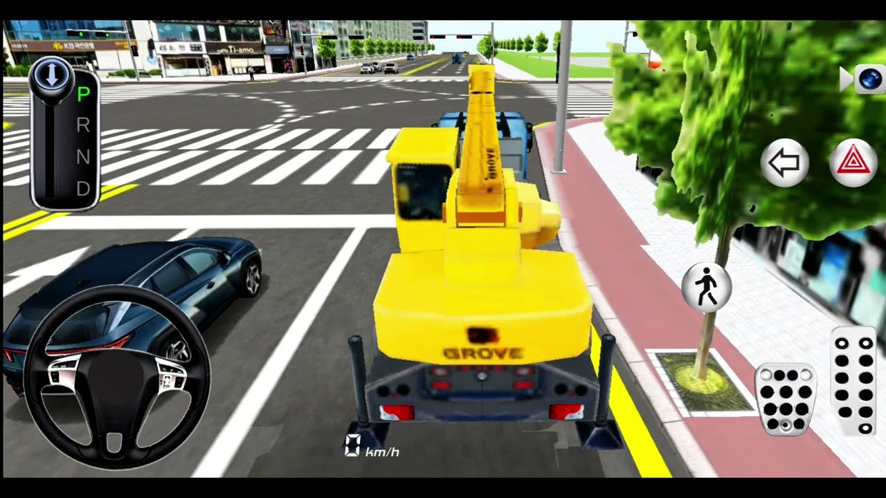 White Mercedes G63 Drive for Parking - 3D Driving Class Android game #car game gameplays