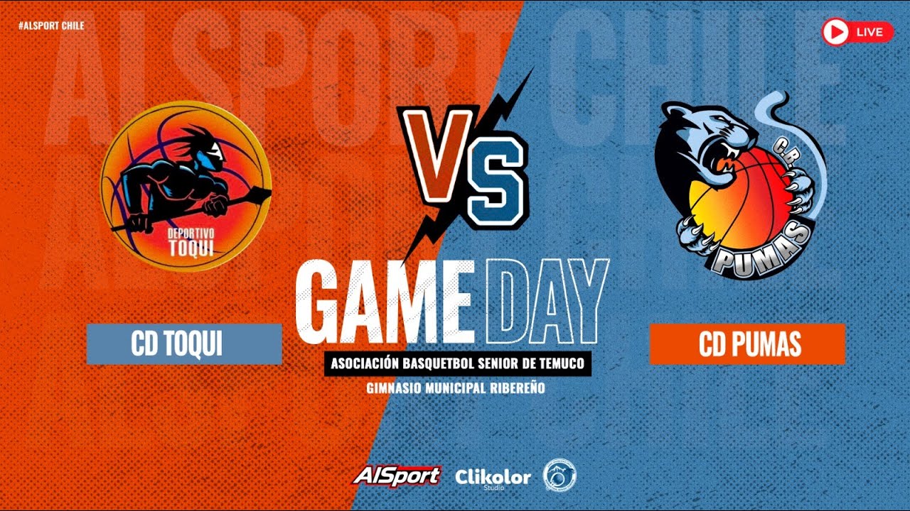 CD Toqui vs CD Pumas | Liga Basquetbol Senior